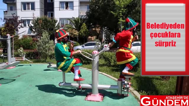 HACİVAT VE KARAGÖZ ATAŞEHİR PARKLARINDA belediye hacivat karagöz